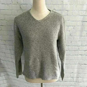Sahalie Sweater Gray Women’s XL V-neck